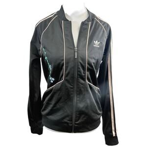 Adidas Women's zipper sweatshirt "Love All, Trust A Few, Do Wrong To None"